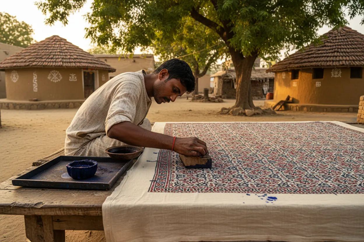The Ajrakh Dupatta You Almost Scrolled Past Could Be the Most Meaningful Thing You'll Ever Wear