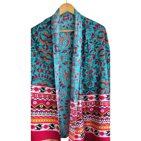 India Scarves Semi Gaji Silk Bandhani Dupatta