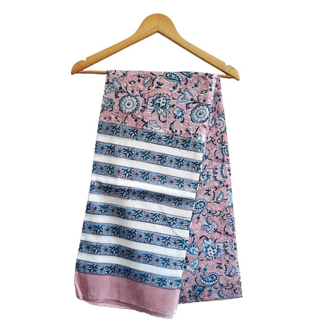 Cotton Hand Block Printed Duptta