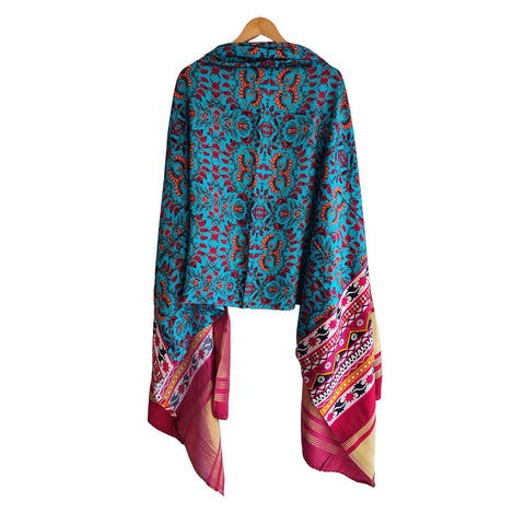 India Scarves Semi Gaji Silk Bandhani Dupatta