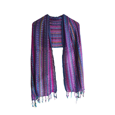 Multi colour  Rayon Scarf
