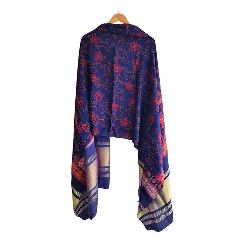 India Scarves Semi Gaji Silk Bandhani Dupatta