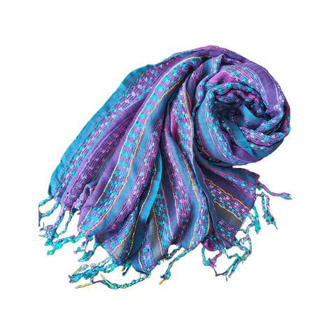 Multi colour  Rayon Scarf