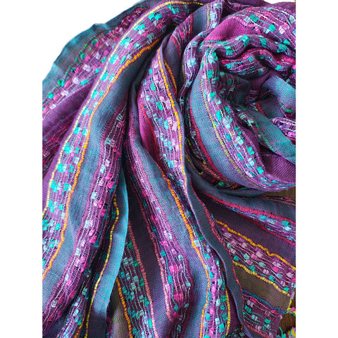 Multi colour  Rayon Scarf