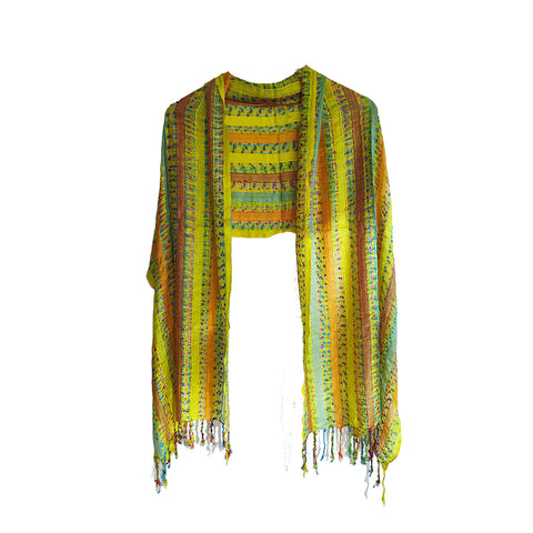 Multi colour  Rayon Scarf