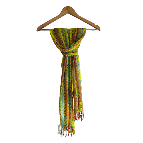 Multi colour  Rayon Scarf