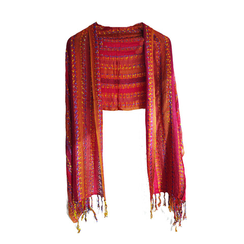 Multi colour  Rayon Scarf