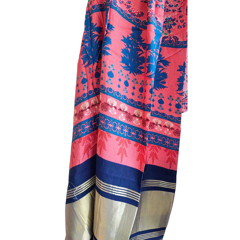 India Scarves Semi Gaji Silk Bandhani Dupatta