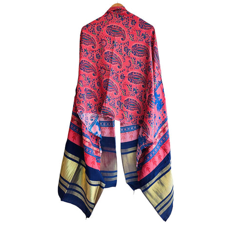 India Scarves Semi Gaji Silk Bandhani Dupatta