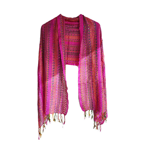 Multi colour  Rayon Scarf