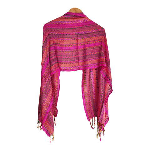 Multi colour  Rayon Scarf