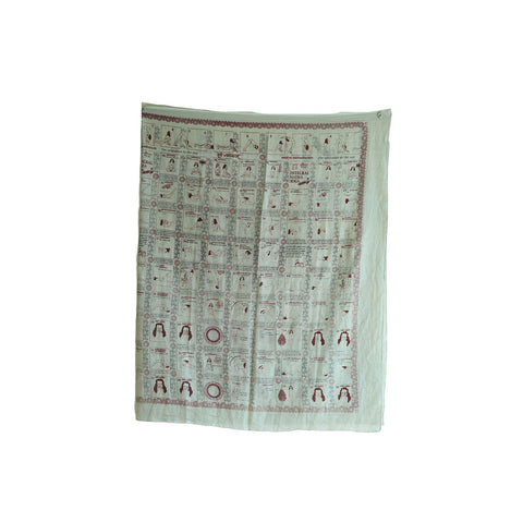 Yoga  Exercise Diagram Cotton Sarong  Large Beach Wrap