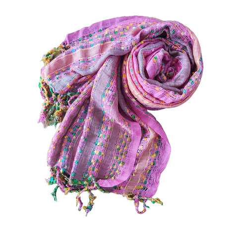 Multi colour  Rayon Scarf