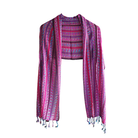 Multi colour  Rayon Scarf