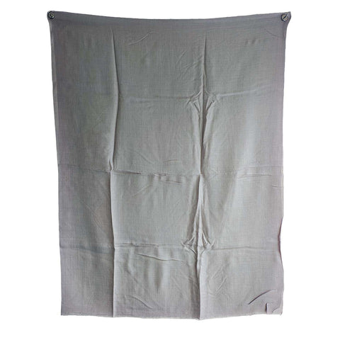 Earthy Elegance Embroidered Wool Stole | Light Grey | Artisan Winter Wrap