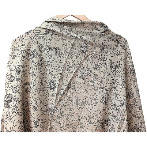 Kalamkari Hand Block Printed Cotton Dupatta 115X225 Cm