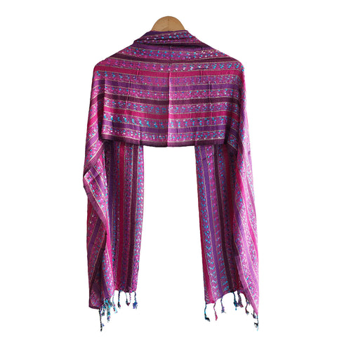 Multi colour  Rayon Scarf