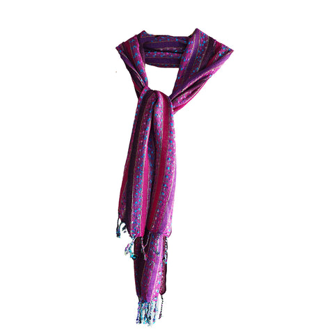 Multi colour  Rayon Scarf