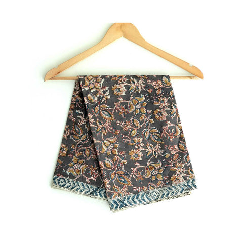 Indian Scarves Women's Kalamkari cotton stole Size  55x194 cm