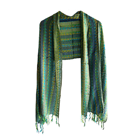 Multi colour  Rayon Scarf
