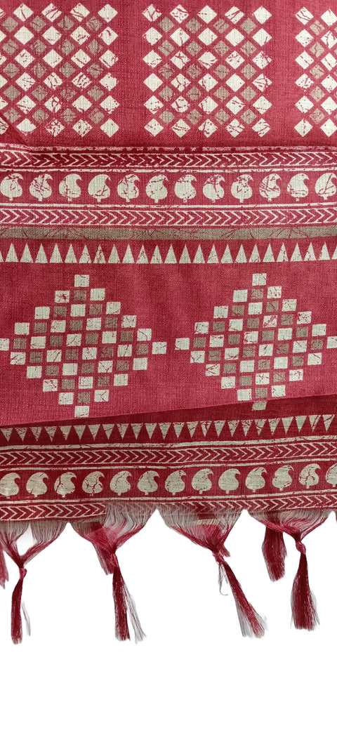 Printed Art Silk Dupatta