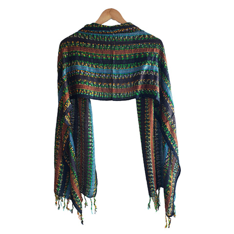 Multi colour  Rayon Scarf