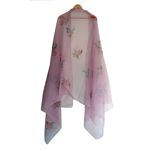 Women's Embroidered Organza Dupatta Size W 95 Cm X L 210 Cm…