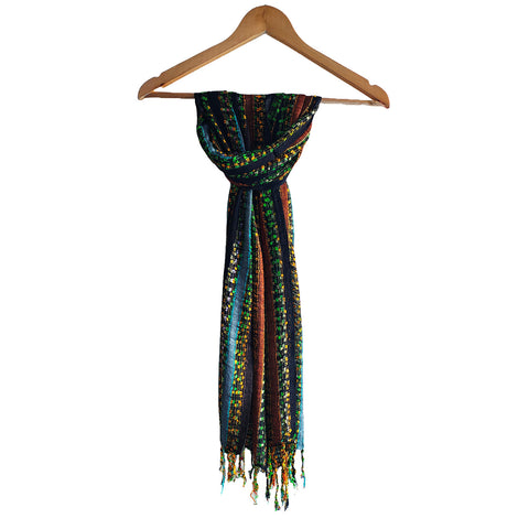 Multi colour  Rayon Scarf