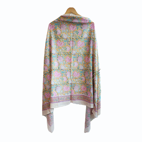 Bagru Block Print Sarong, Sarong Beach Wrap, Cotton Sarong,Pareo, Summer Pareo ,Size 45X80 Inc