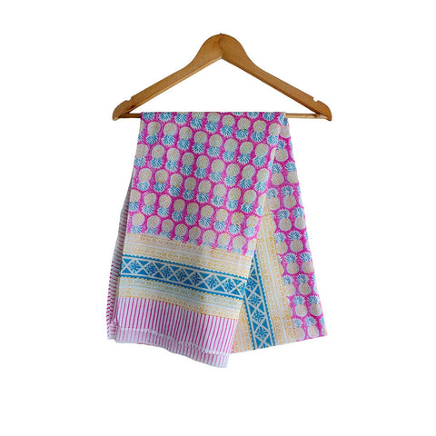 Bagru Block Print Sarong, Sarong Beach Wrap, Cotton Sarong,Pareo, Summer Pareo ,Size 45X80 Inc
