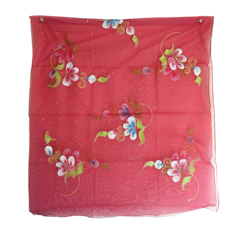 Women's Embroidered Organza Dupatta Size W 95 Cm X L 210 Cm…