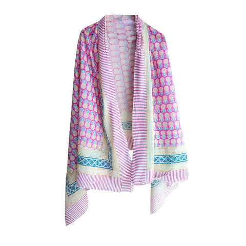 Bagru Block Print Sarong, Sarong Beach Wrap, Cotton Sarong,Pareo, Summer Pareo ,Size 45X80 Inc