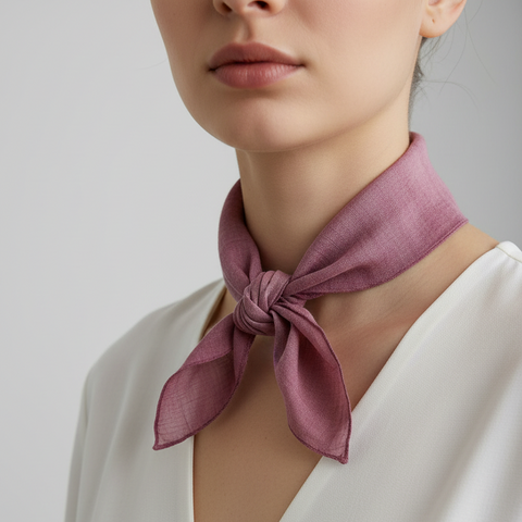 Handcrafted Plane Print Silk Bandana 50x50cm | Square Scarf — ISVSCS1U