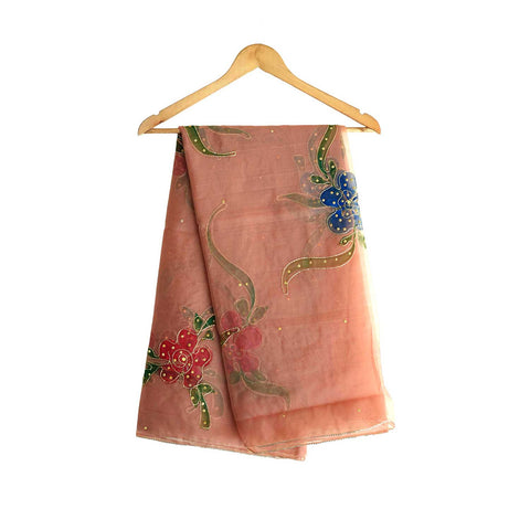 Women's Embroidered Organza Dupatta Size W 95 Cm X L 210 Cm…