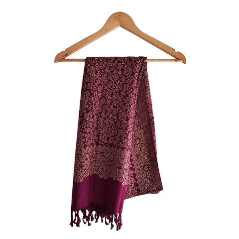 Warm and Elegant: Winter Viscose & Acrylic Stole