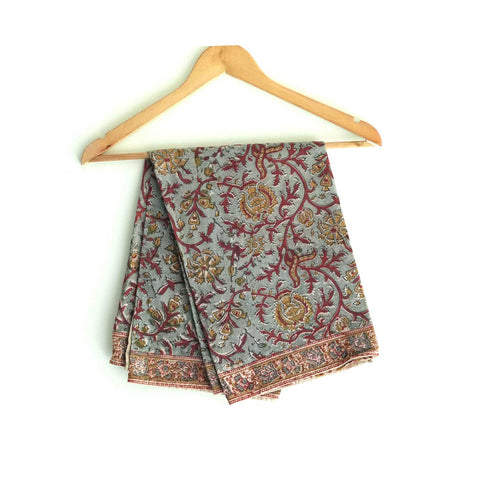 Indian Scarves Women's Kalamkari cotton stole Size  55x194 cm
