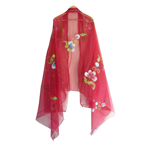 Women's Embroidered Organza Dupatta Size W 95 Cm X L 210 Cm…