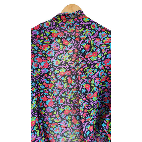 India Scarves Women's Viscose Floral Multicolor Print colour  Stole, 75 Cm x 185 Cm