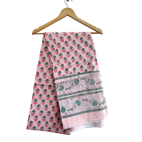 Cotton Hand Block Printed Duptta