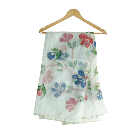 Women's Embroidered Organza Dupatta Size W 95 Cm X L 210 Cm…