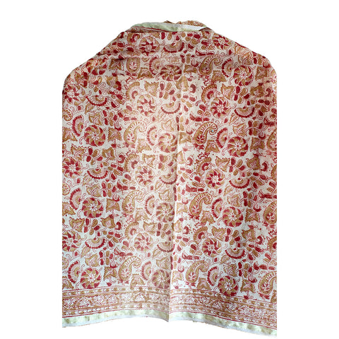 Chanderi Hand Block Printed Duptta
