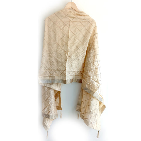 Golden Embroidery Desigen Dupatta Size W 95 Cm X L 210 Cm..