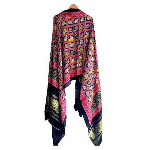 Semi Gaji Silk Bandhani Dupatta