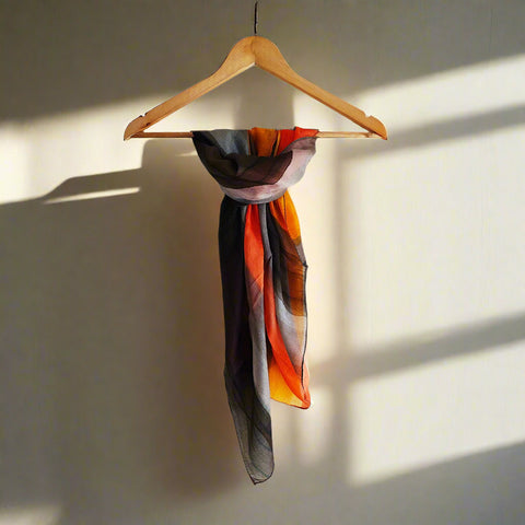 Contemporary Silk Square Scarf 100 X 100 Cm