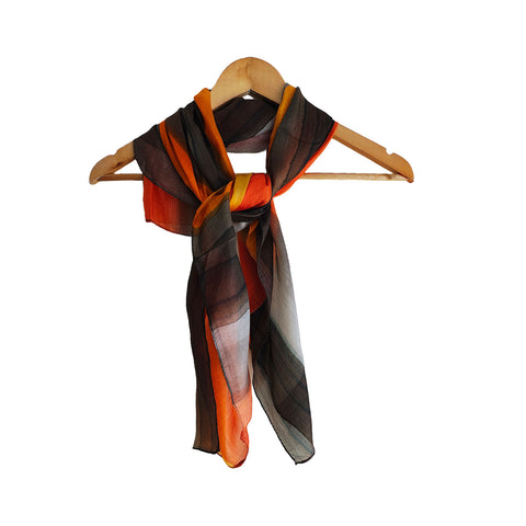 Contemporary Silk Square Scarf 100 X 100 Cm