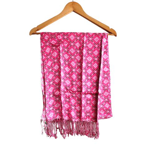 Bagru Block Print Sarong, Sarong Beach Wrap, Cotton Sarong,Pareo, Summer Pareo ,Size 45X80 Inc ( Pink Colour)