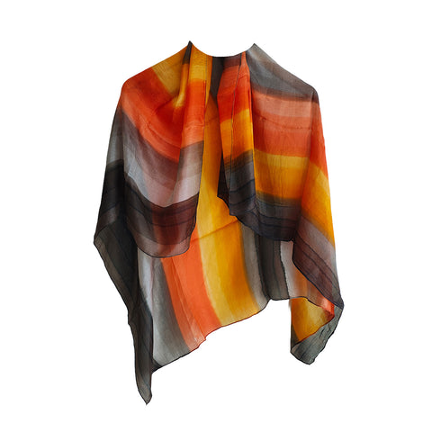 Contemporary Silk Square Scarf 100 X 100 Cm