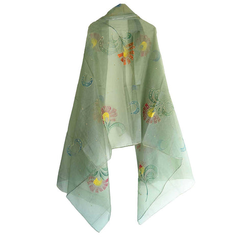 Women's Embroidered Organza Dupatta Size W 95 Cm X L 210 Cm…