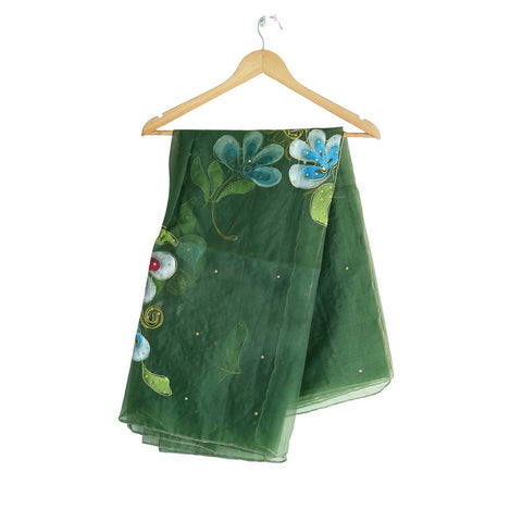 Women's Embroidered Organza Dupatta Size W 95 Cm X L 210 Cm…