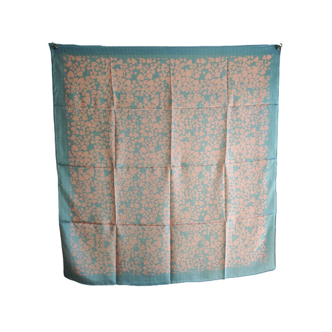 Softly Designed Silk Square Scarf 100 X 100 Cm